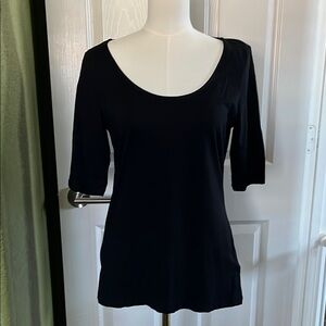 H&M Classic Black Blouse